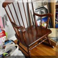 F45. Child-sized rocking chair. 